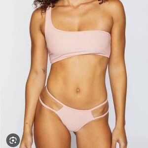 Frankie’s Bikinis Jaymi Bottoms Vintage Rose Cheeky